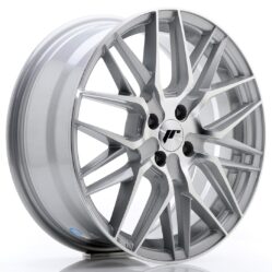 JR Wheels JR28 17x7 ET40 4x100 Silver Machined Face