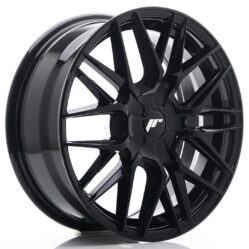 JR Wheels JR28 17x7 ET20-45 BLANK Gloss Black