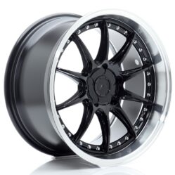 JR Wheels JR41 18x9,5 ET15-35 5H BLANK Gloss Black w/ Machined Lip