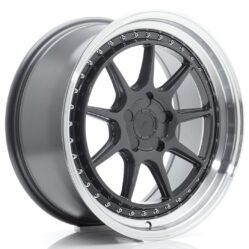 JR Wheels JR47 18x8,5 ET15-35 5H BLANK Hyper Gray w/ Machined Lip