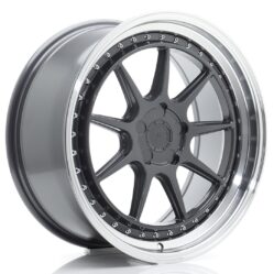 JR Wheels JR47 19x8,5 ET15-35 5H BLANK Hyper Gray w/ Machined Lip