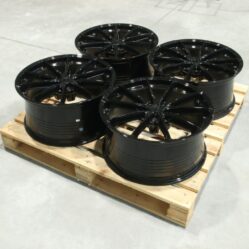 Set of JR37 21x10 ET25 5x112 Gloss Black