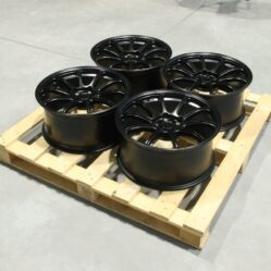 Set of SL04 18x8 ET35 5x100 Matt Black