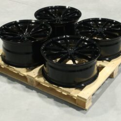 Set of JR37 20x8,5 ET35 + 20x10 ET45 5x112 Gloss Black