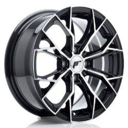 JR Wheels JR49 15x6,5 ET35 4x100 Gloss Black Machined Face