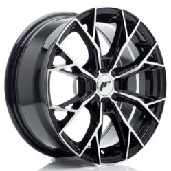 JR Wheels JR49 16x7 ET20-42 4H BLANK Gloss Black Machined Face