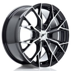 JR Wheels JR49 17x8 ET20-40 4H BLANK Gloss Black Machined Face