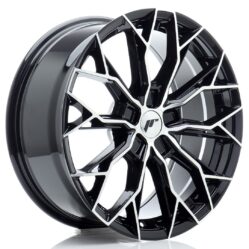 JR Wheels JR49 18x8 ET20-42 5H BLANK Gloss Black Machined Face