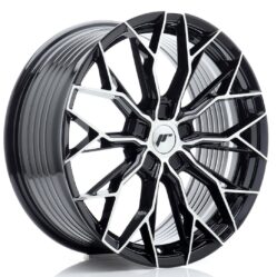 JR Wheels JR49 19x8 ET20-40 5H BLANK Gloss Black Machined Face
