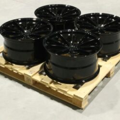 Set of JR37 20x10 ET45 5x112 Gloss Black