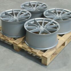 Set of SL02 20x9,5 ET25 + 20x10,5 ET35 5x120 Matt Silver