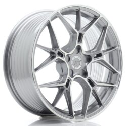 JR Wheels JR51 18x8 ET20-45 5H BLANK Titanium Machined Face