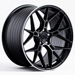 JR Wheels JR51 20x10,5 ET15-35 5H BLANK Satin Black w/ Machined Lip
