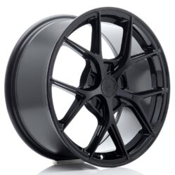 JR Wheels SL01 17x7 ET20-40 5H BLANK Gloss Black