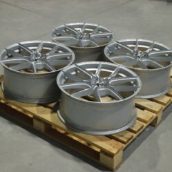 Set of JR30 20x8,5 ET35 5x115 Silver Machined Face