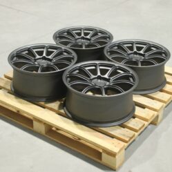 Set of SL04 18x8 ET20 5x114,3 Matt Gun Metal